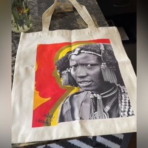 Oromo woman tote bag